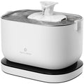 PETLIBRO Cat Water Fountain Cordless Pet Water Fountain Battery Operated 2.5L/84oz Dockstream Water Fountain for Cats Indoor Cat Fountain with Stainless Steel Tray Ultra-Quiet Dog Water Fountain