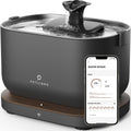 PETLIBRO App Monitoring Cat Water Fountain 2.5L/84oz Dockstream Pet Fountains for Cats Indoor Automatic Water Dispenser for Drinking with 2.4G Wi-Fi Inside Smart Bowl Stainless Steel Tray